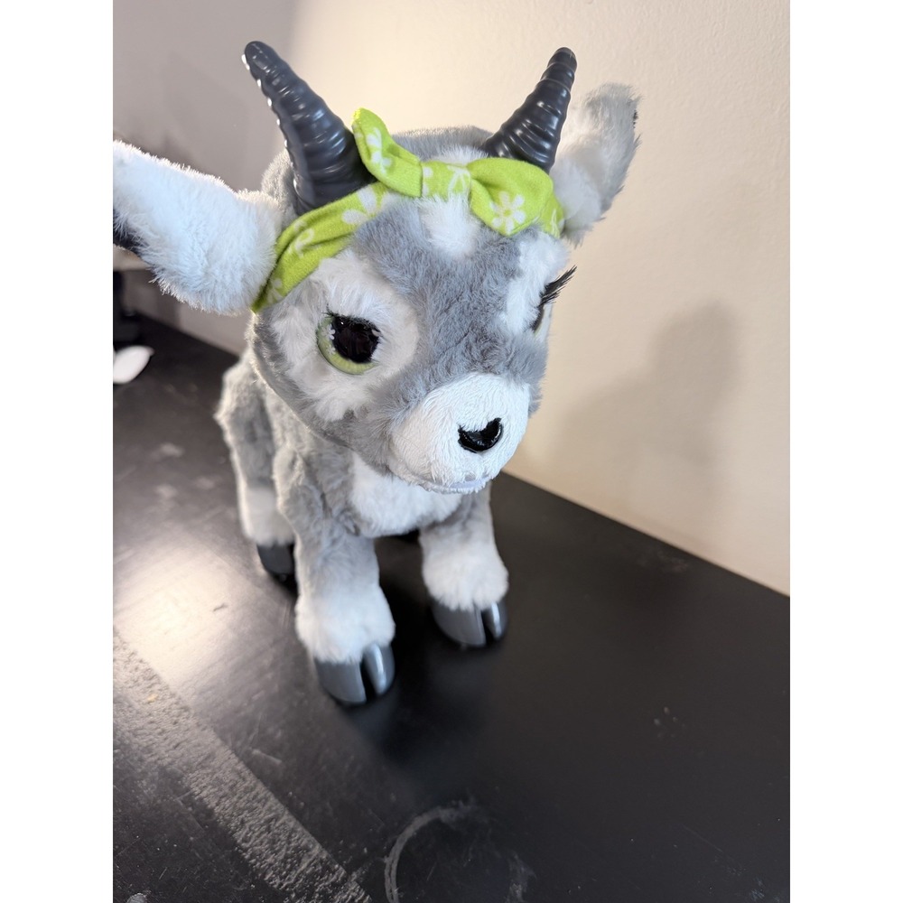 Daisy the Yoga Goat Interactive Toy, 11-Inch Realistic Plush (Works)